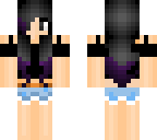 black and purple haired girl for summer edited