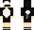 black and white chibi boy