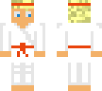 blond karate guy