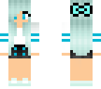 blue cute girl