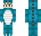 blue dinosaur onesie