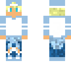 blue hipster boy