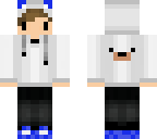 chibi bear blue