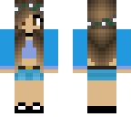 cute blue girl