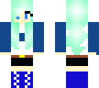 cute blue girl