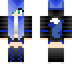cute blue girl