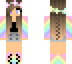 cute rainbow girl