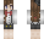 girl skin brown hair