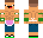 john cena with pink aprin