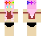 kawaii flower beach girl