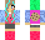 multi colour cookie girl