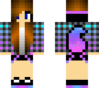neon rainbow wolfgirl