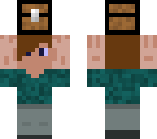 person carrying chest