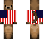 pine marten with a us sweater