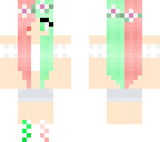 pink and green