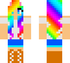 rainbow cat white 