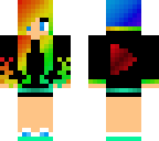 rainbow gamer girl