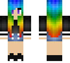 rainbow hair