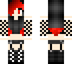red and black goth