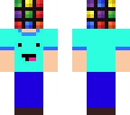 rubik's cube head