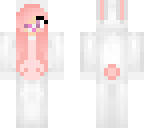 strawberry baby  in a bunny onesie