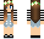 striped overalls