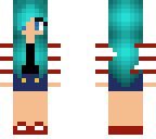 teal hair