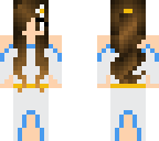 blue daisy girl