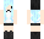 blue hair chibi