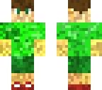 boy with green stuff