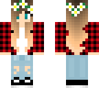 cute flannel girl