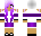dark skinned purple girl