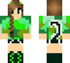 green cat girl