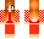 orange summer girl