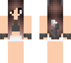 pretty werewolf girl in swim suit