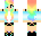 raimbow kawaii girl