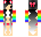 rainbow cat girl