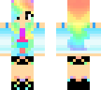rainbow girl