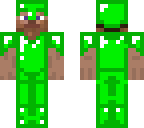 steve with emerald armor