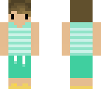 summer beach chibi boy