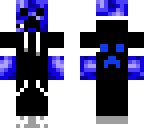 blue creeper with headset