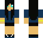 blue teenage girl