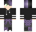 emo black and purple