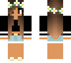final tan girl black top
