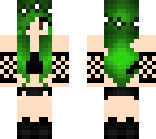 green hair girl