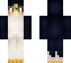 human with penguin suit