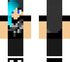 mnil female blue hair
