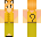 orange cat girl