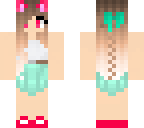 pink and teal
