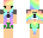 rainbow chibi girl